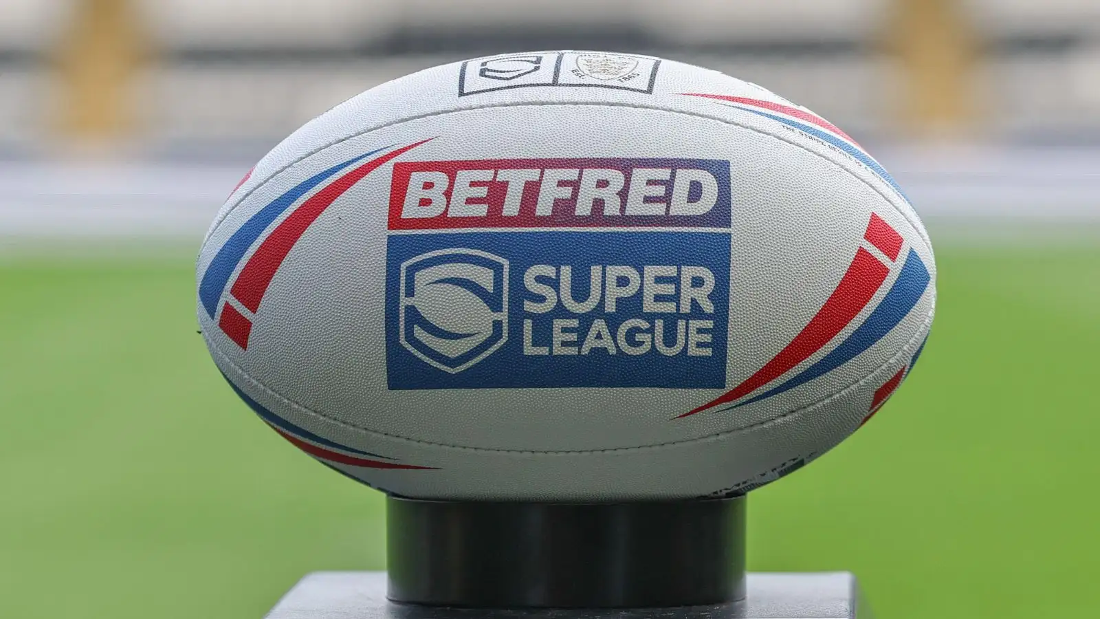 Super League rugby league ball Alamy