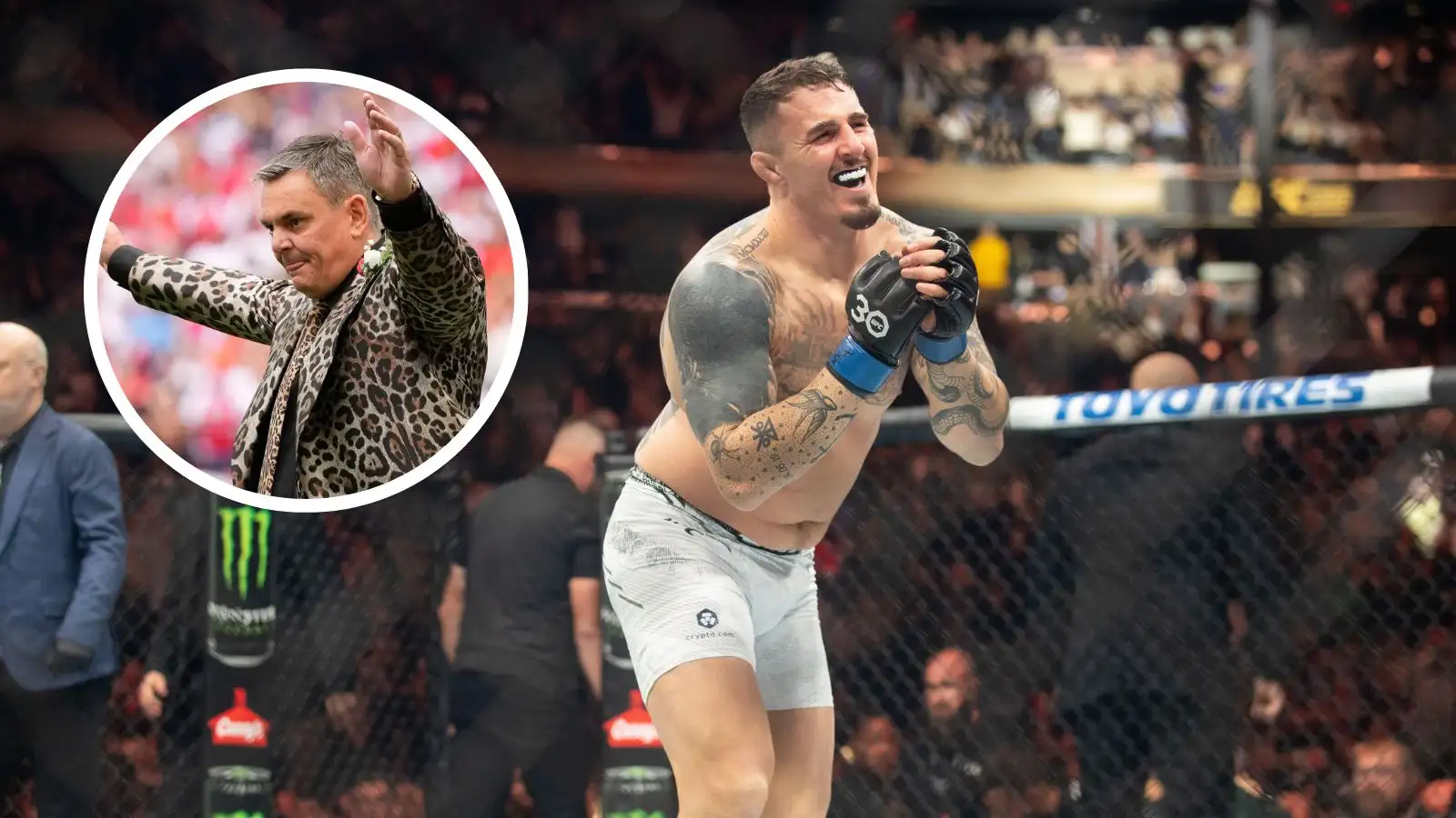 Recently-crowned UFC champion Tom Aspinall details emotional message from Leigh Leopards owner Derek Beaumont following triumph
