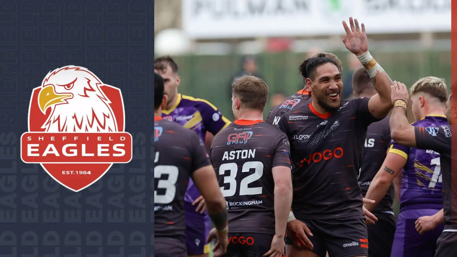 Jesse Sene-Lefao Sheffield Eagles Alamy