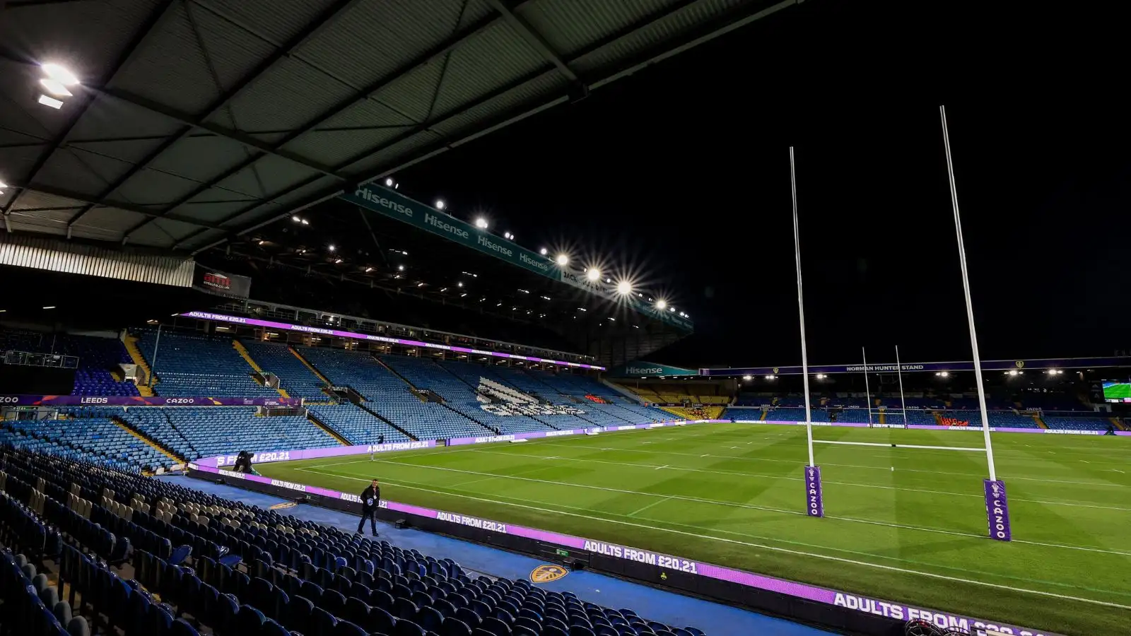 The last 15 rugby league games to have taken place at Elland Road ahead of Magic Weekend