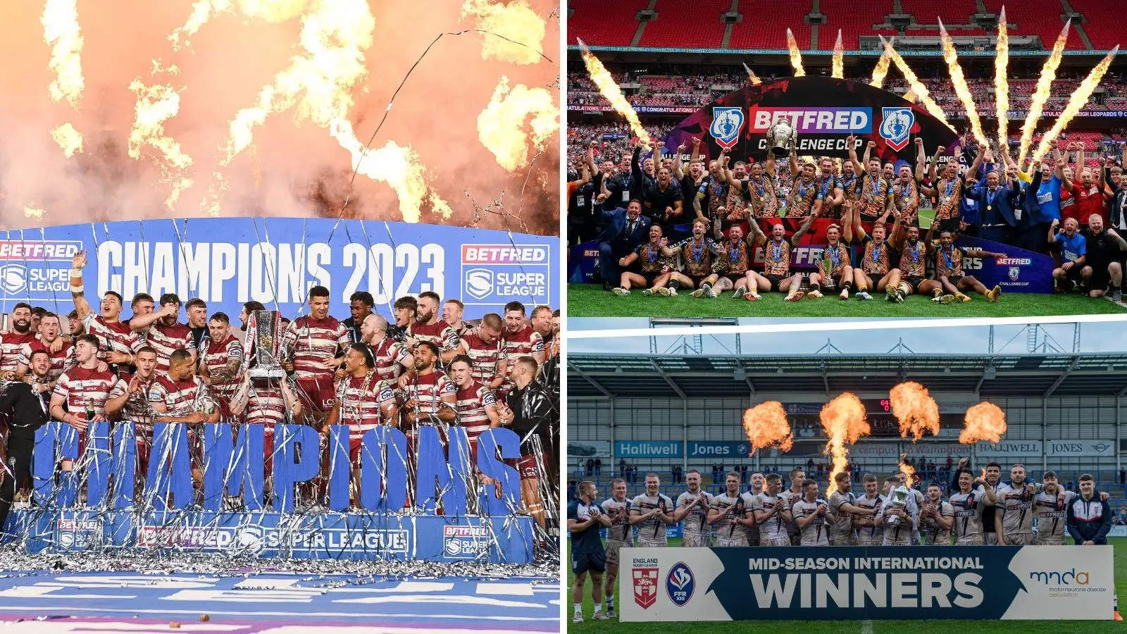 Wigan Warriors, Super League Grand Final, Leigh Leopards, Challenge Cup, England, International