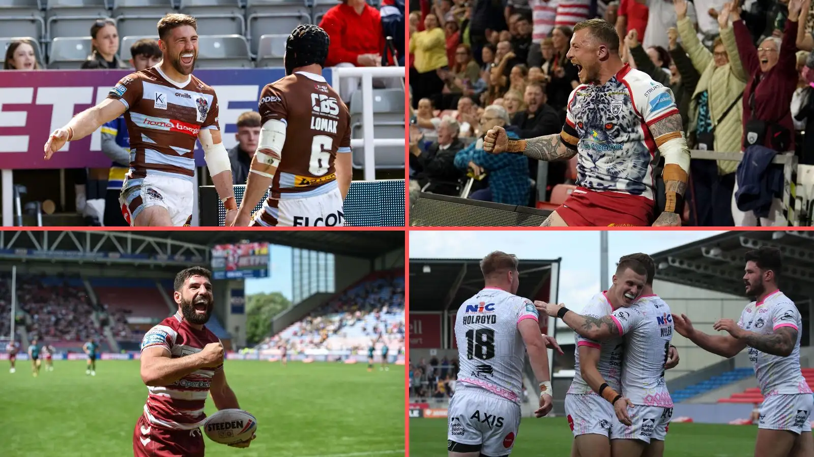 Tommy Makinson, Josh Charnley, Abbas Miski, Ash Handley