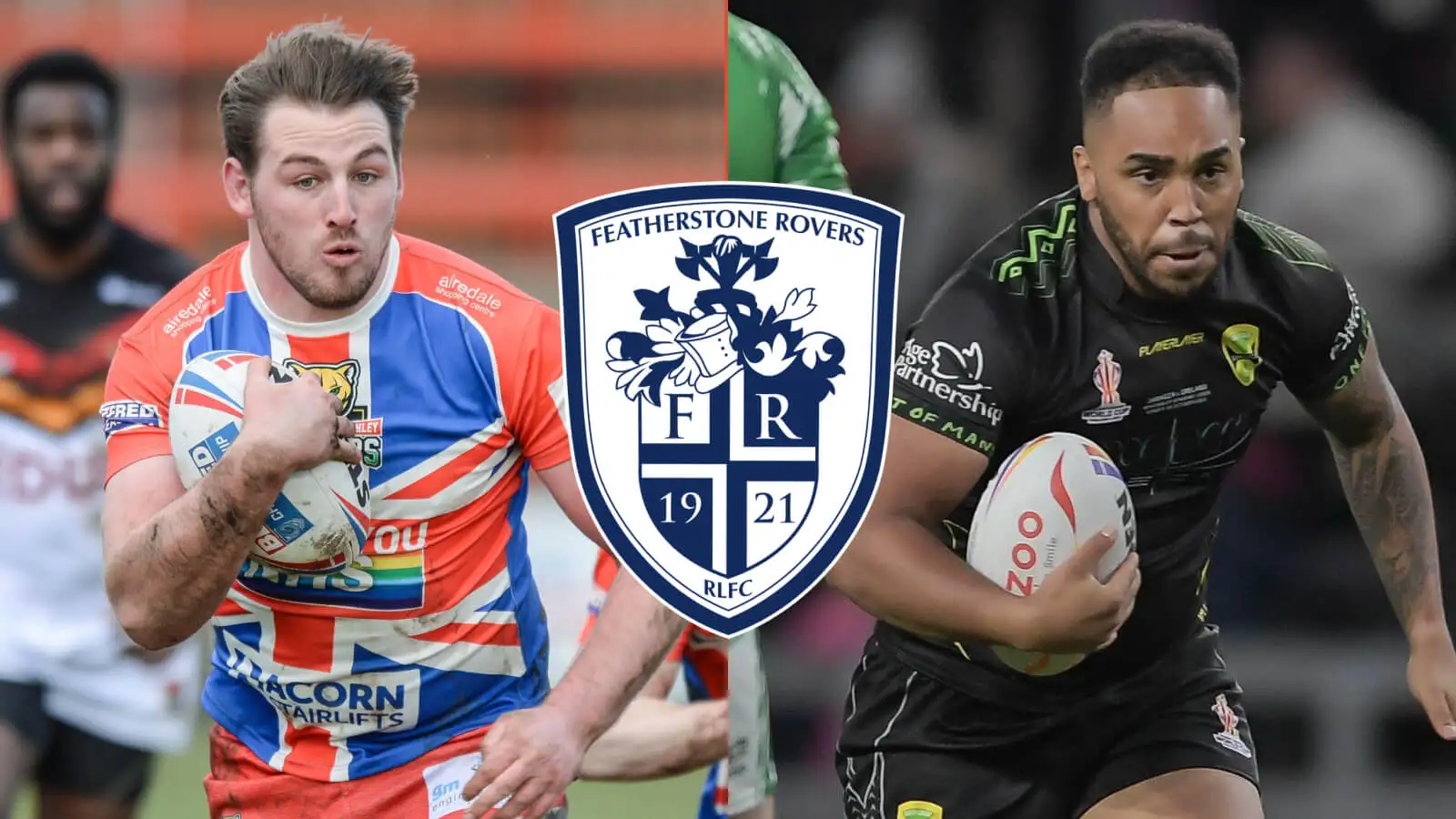 Jack Arnold, Featherstone Rovers badge, Keenen Tomlinson