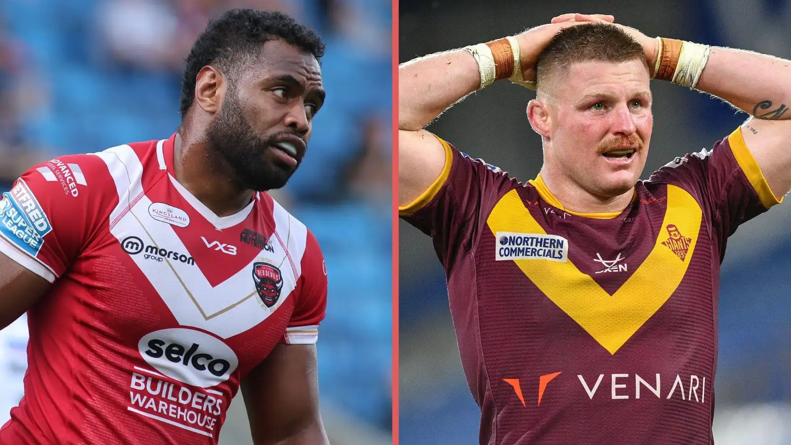 Super League duo banned as Warrington Wolves pair benefit from pre-season head contact amnesty amid new tackle laws