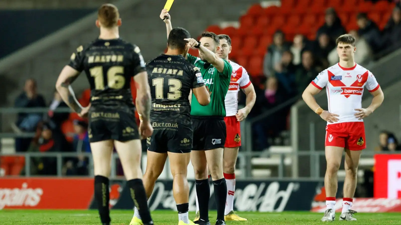 Sky Sports pundit accuses Leigh’s John Asiata of ‘trying to incite reaction’ with tackle