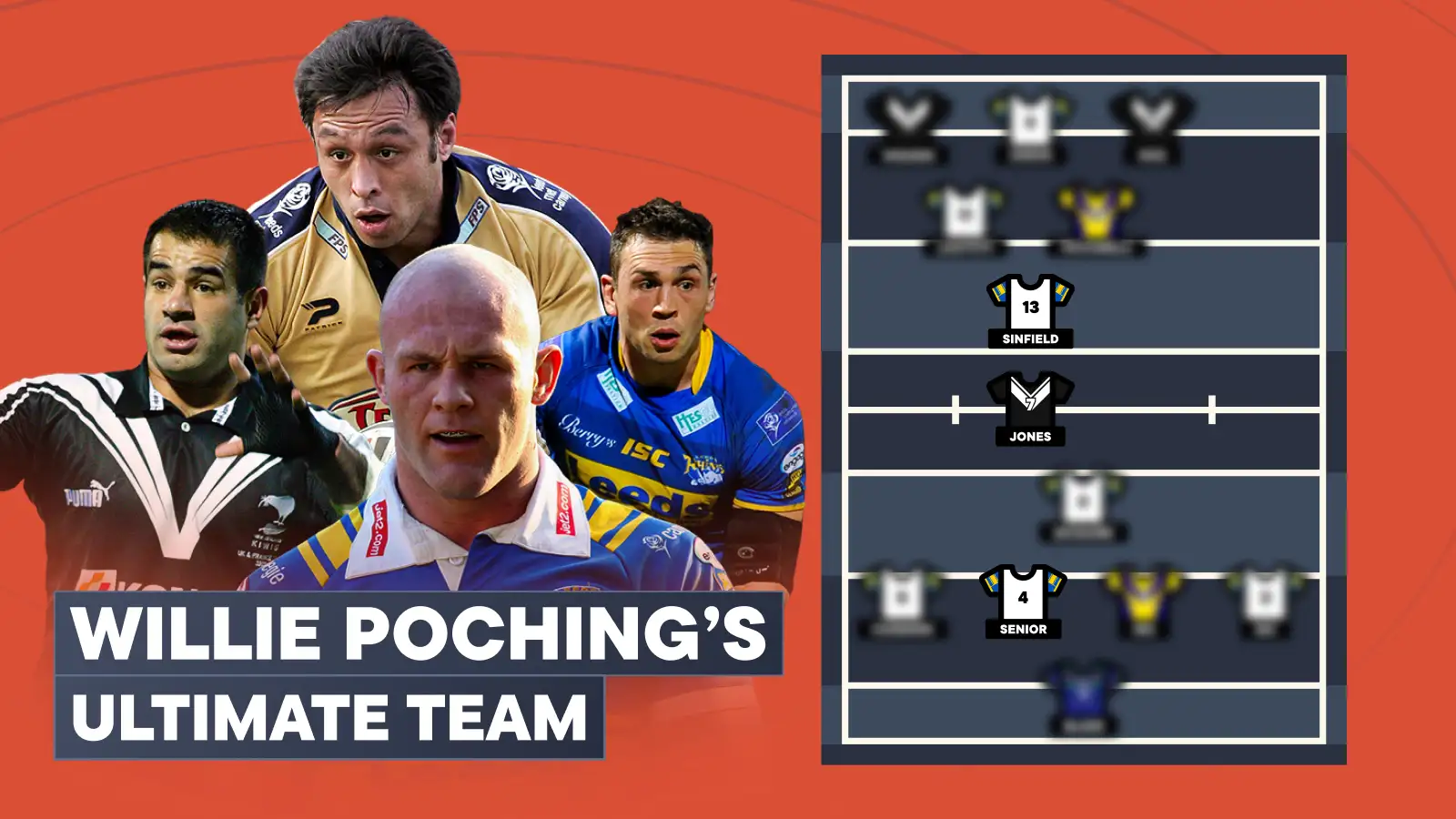 My Ultimate Team: Willie Poching selects his best 1-17 including Leeds Rhinos, New Zealand stars