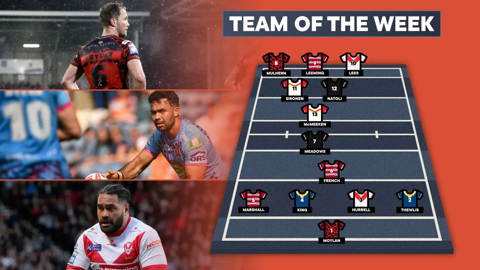 Wigan Warriors trio, London Broncos duo included in Super League Team of the Week