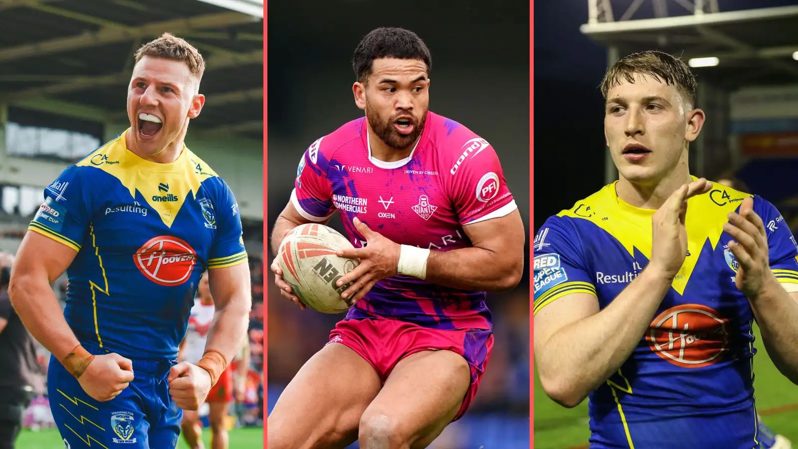 A superb combined XIII of Huddersfield Giants and Warrington Wolves stars