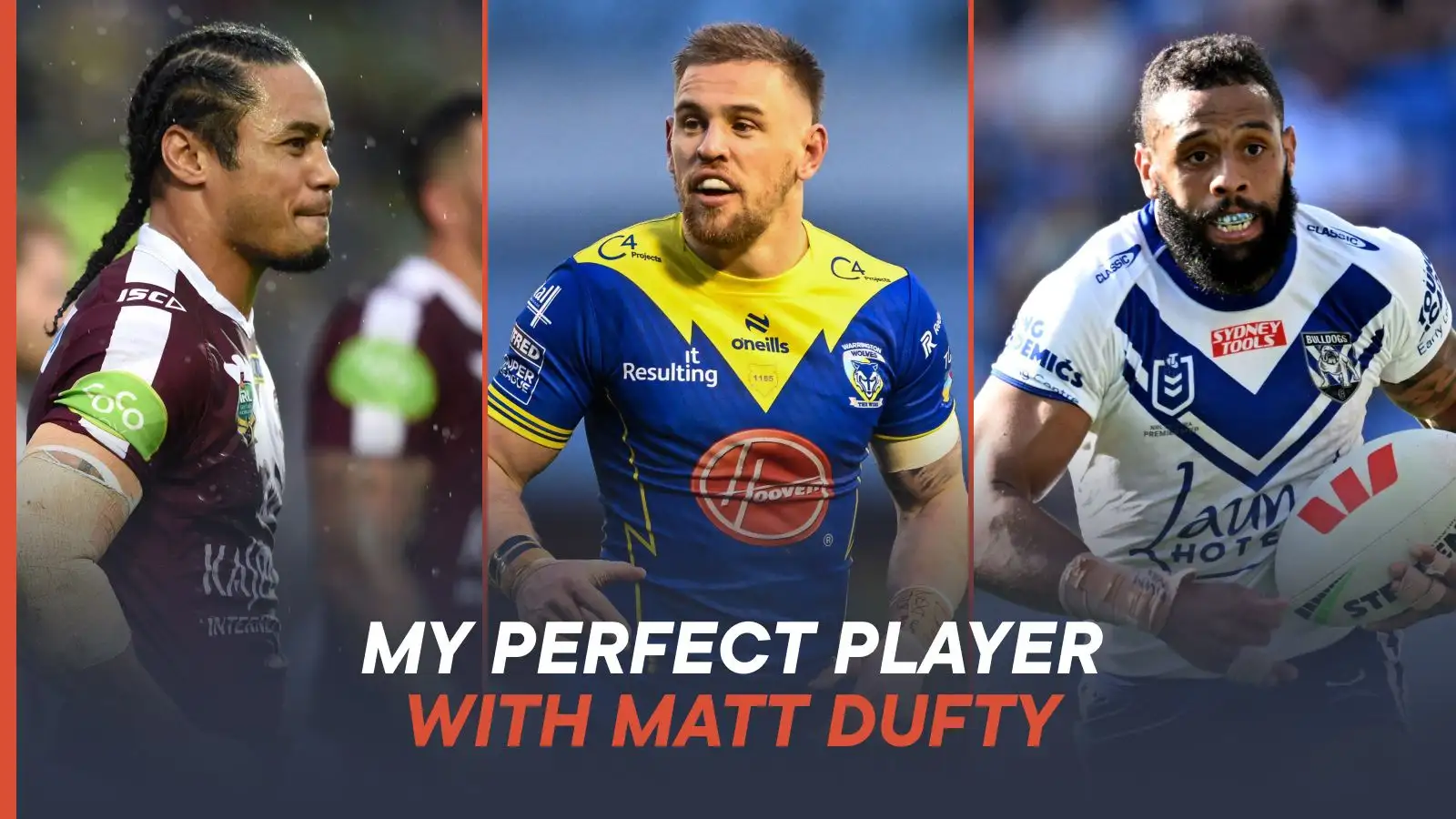 Matt Dufty perfect player Warrington Wolves Alamy