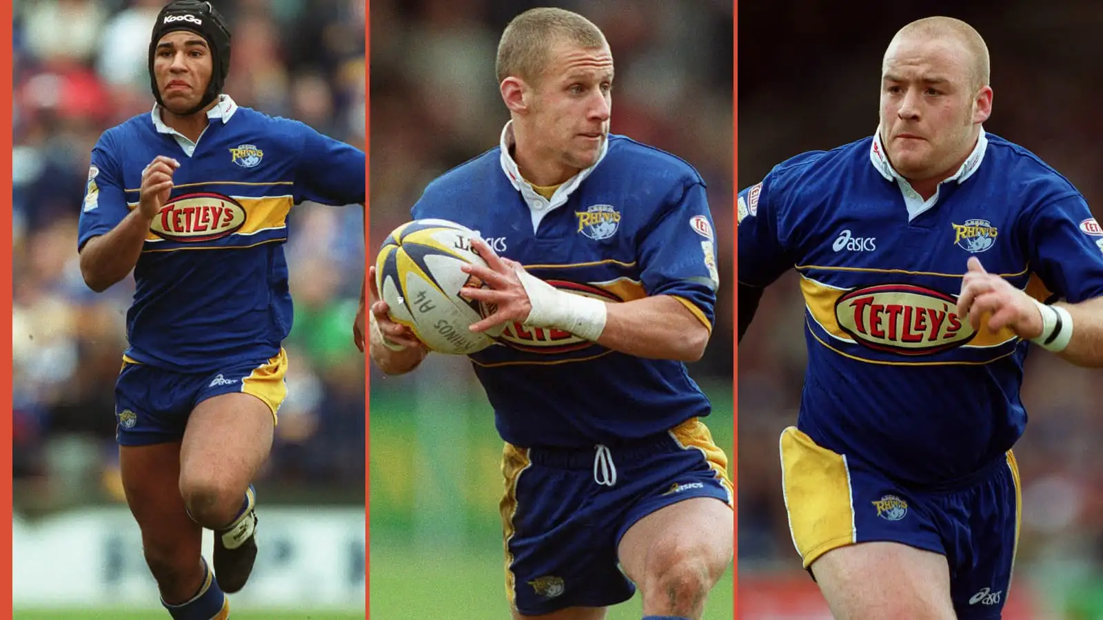 Chev Walker, Rob Burrow and Danny Ward in 2001