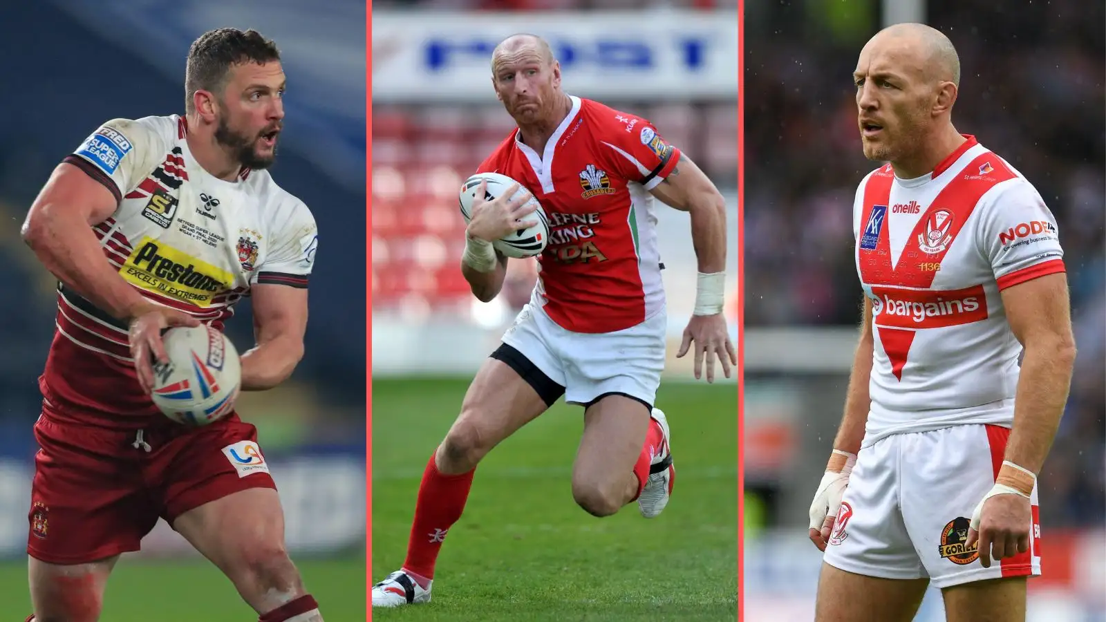 Sean O'Loughlin, Gareth Thomas, James Roby