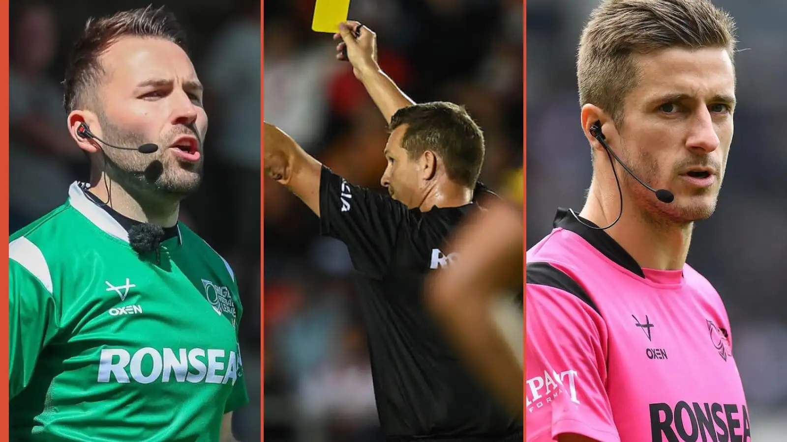 How often has each Super League official refereed every team in 2024?
