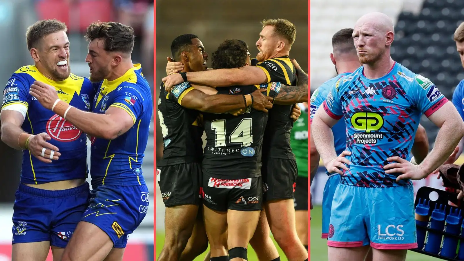 Power Rankings: Warrington Wolves & Castleford Tigers newly involved as Wigan Warriors drop