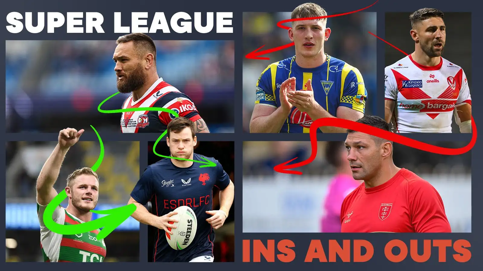 Super League ins and outs 2025