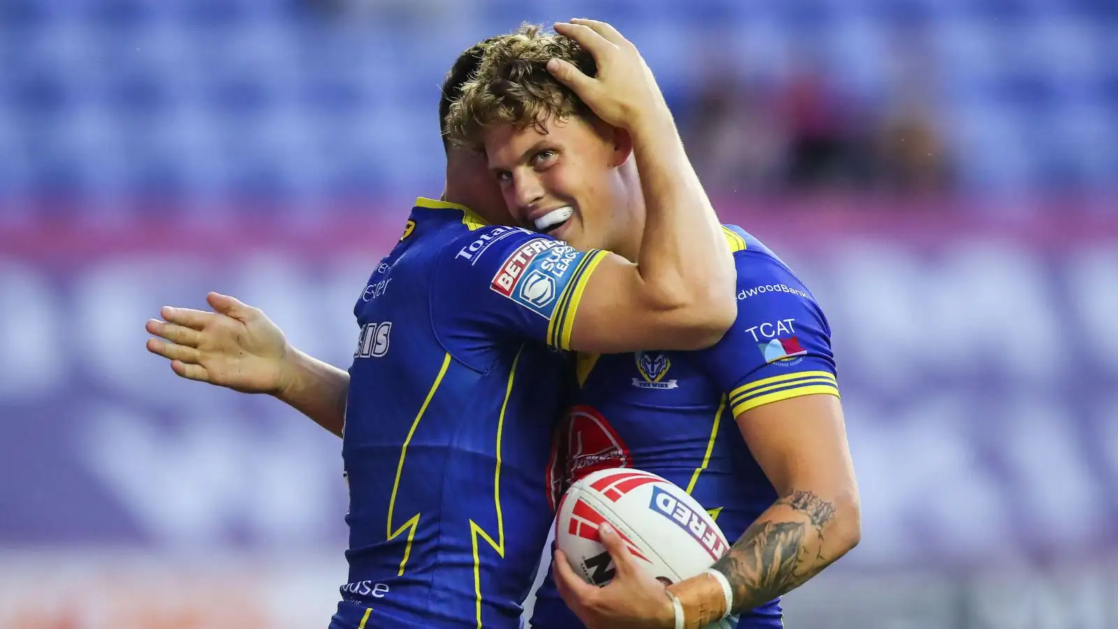 Arron Lindop Warrington Wolves Alamy