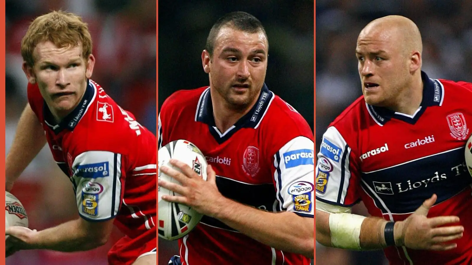 James Webster, Paul Cooke, Danny Ward Hull KR Alamy