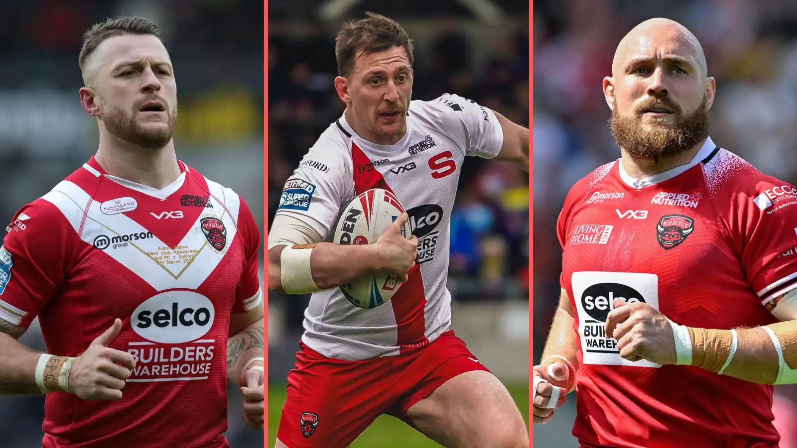 Salford Red Devils confirm six players to depart at end of season, including veteran trio