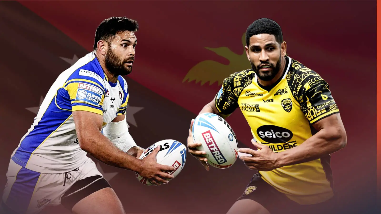 Super League duo beam over flying Papua New Guinea flag following Dream Team inclusions