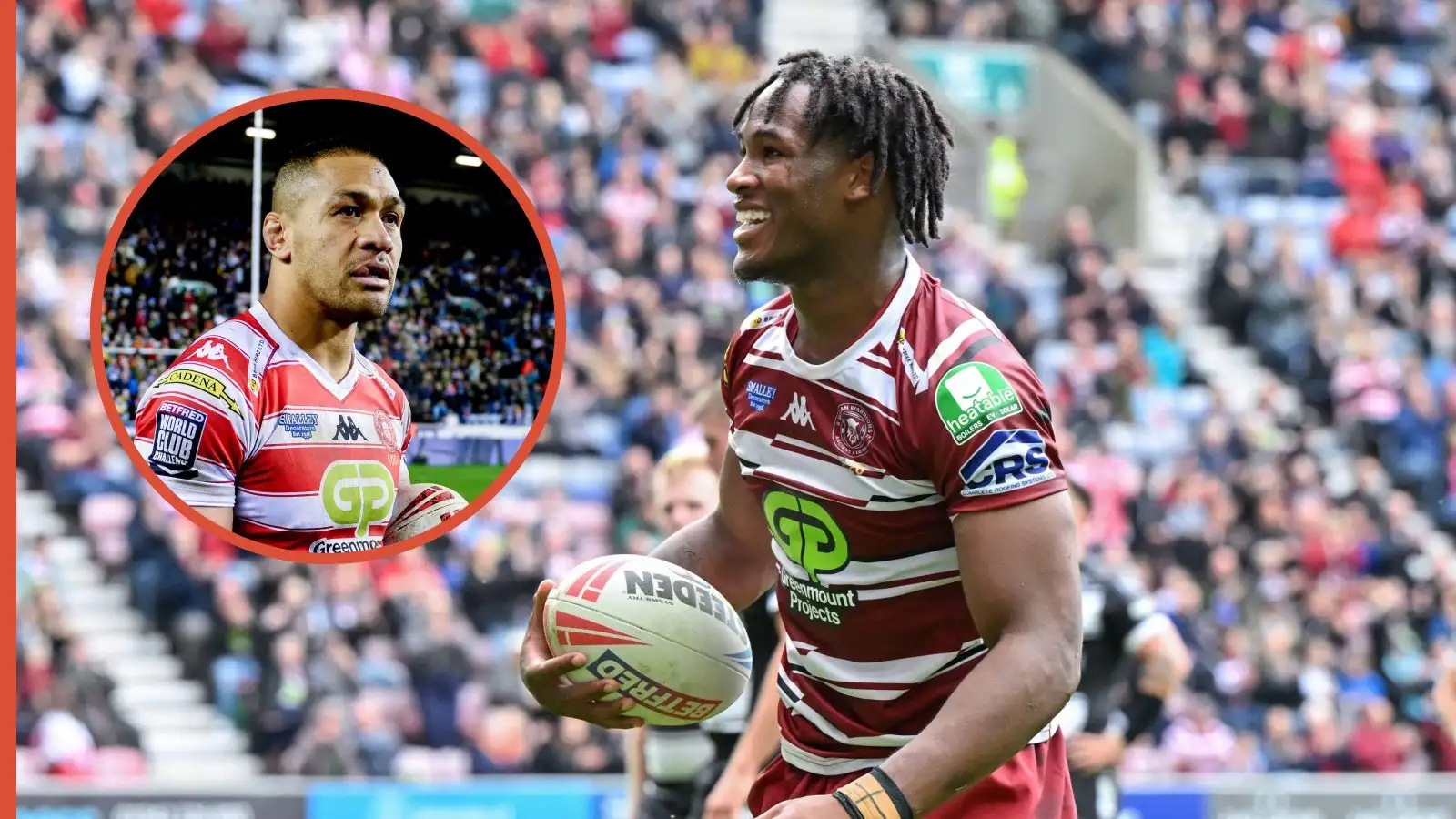 Junior Nsemba Willie Isa Wigan Warriors Alamy