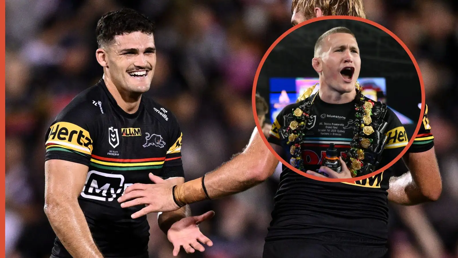 Nathan Cleary Mitch Kenny Penrith Panthers Alamy