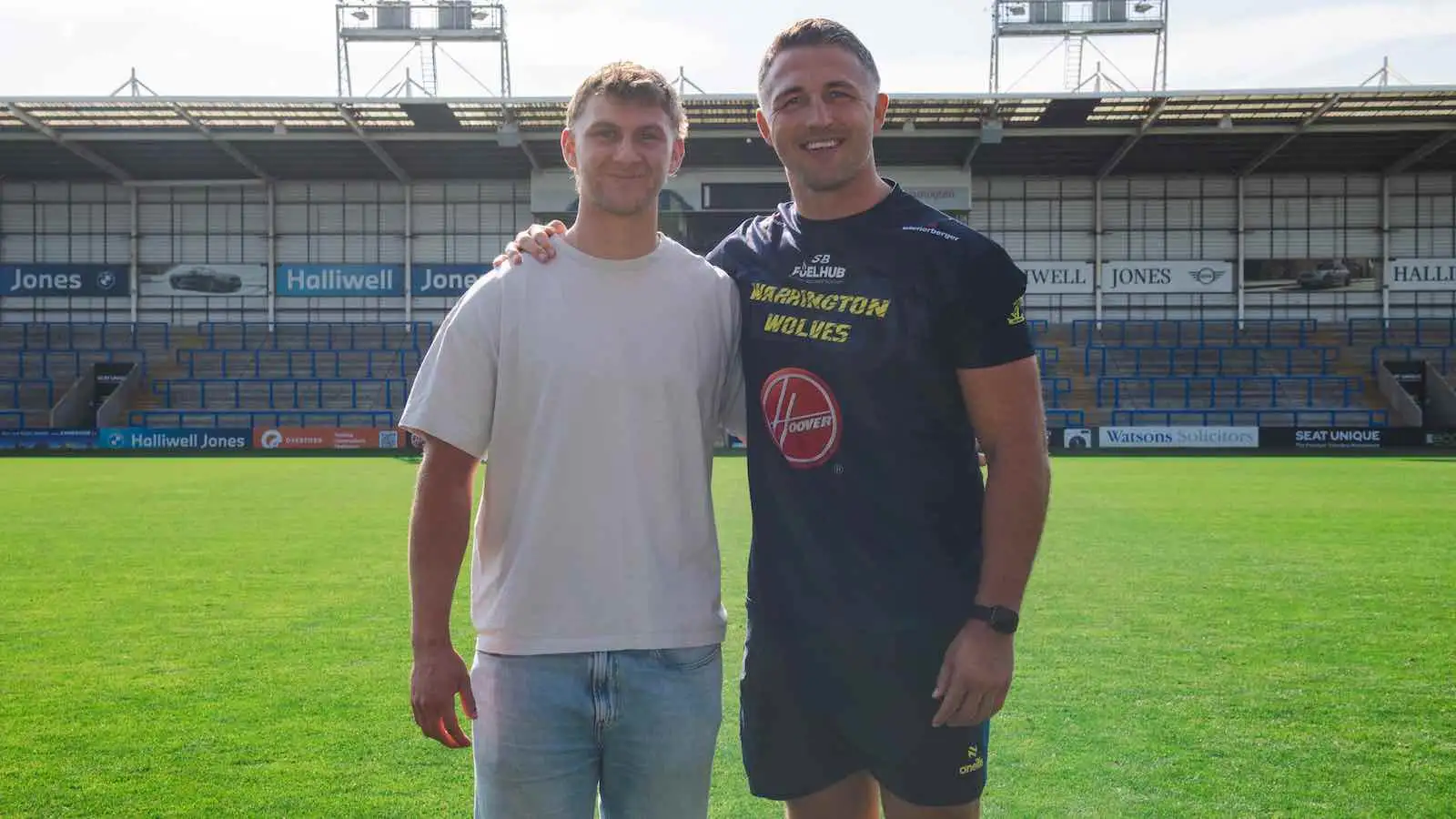 Alfie Johnson and Sam Burgess