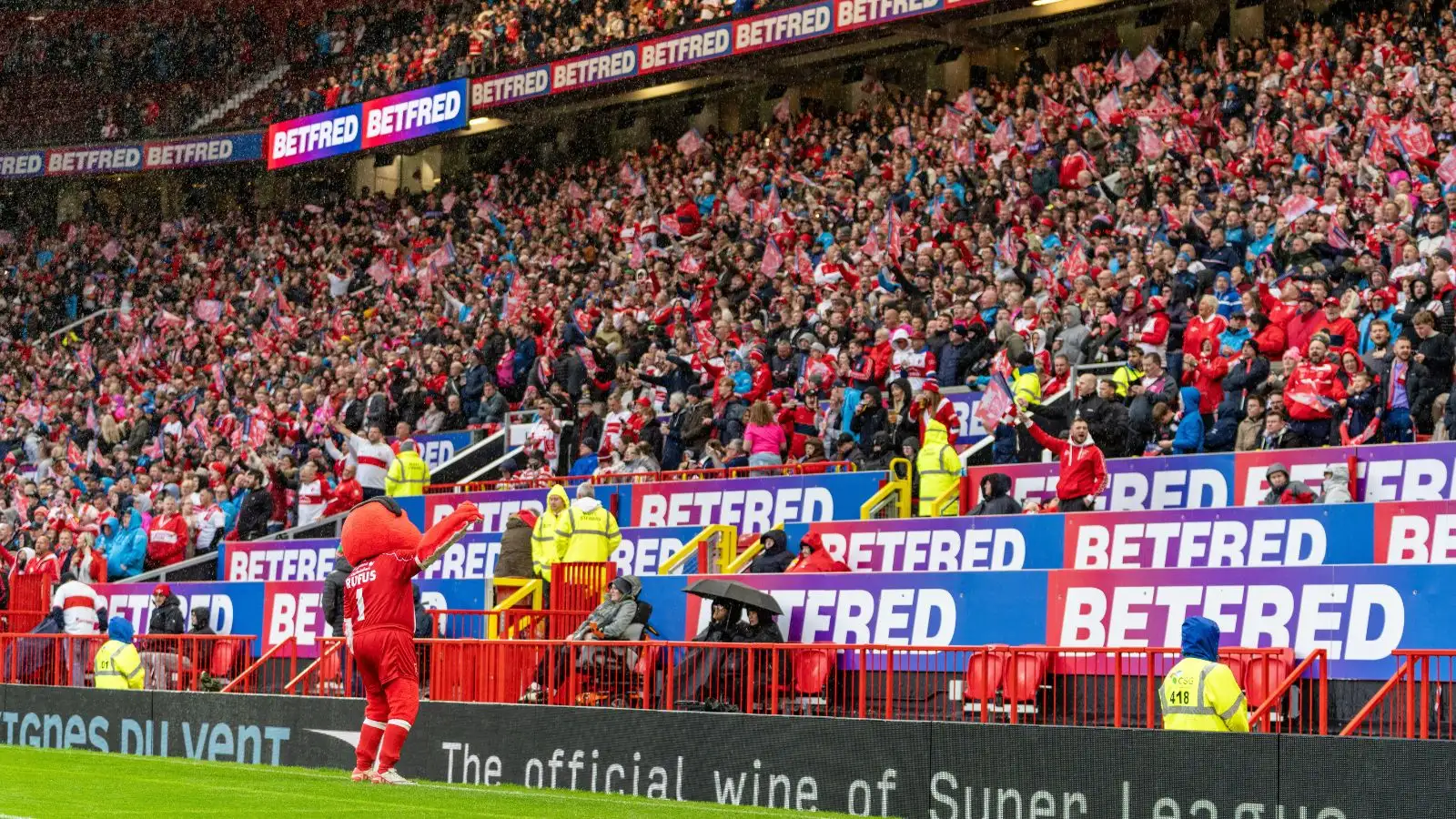 Hull KR fans at Old Trafford