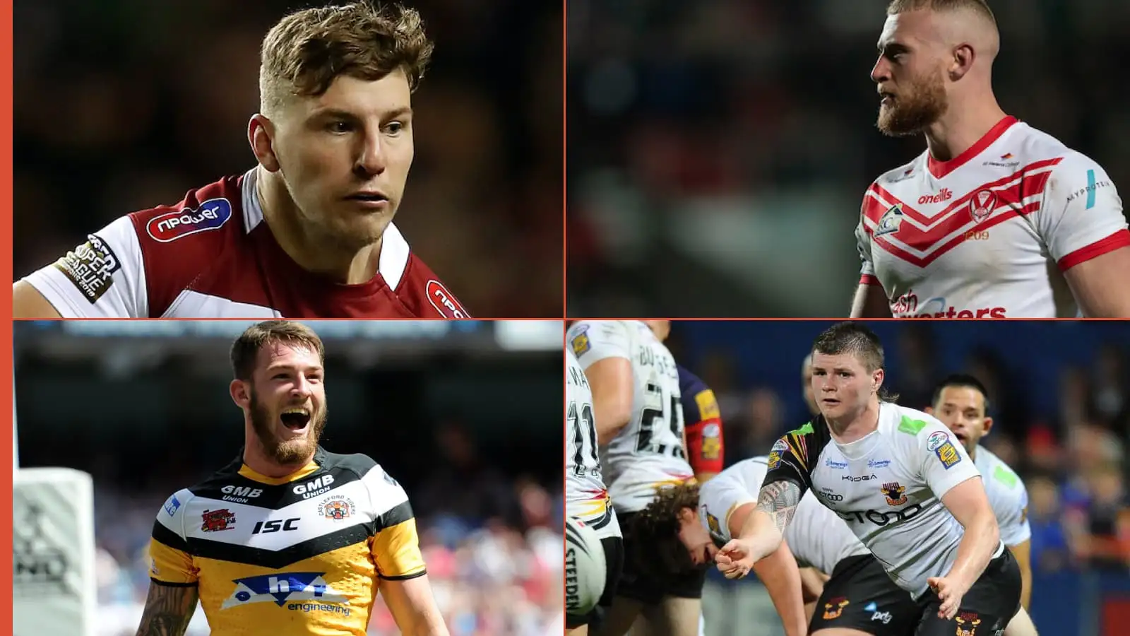 George Williams, Luke Thompson, John Bateman and Daryl Clark