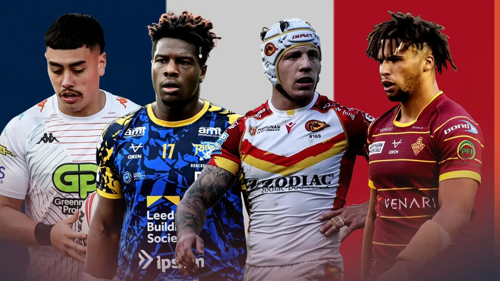 Tiaki Chan, Justin Sangare, Theo Fages, Hugo Salabio France Alamy