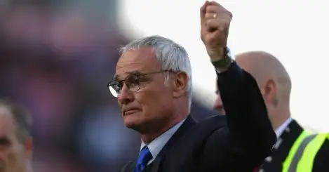 ‘Satisfied’ Ranieri insists survival remains Leicester aim