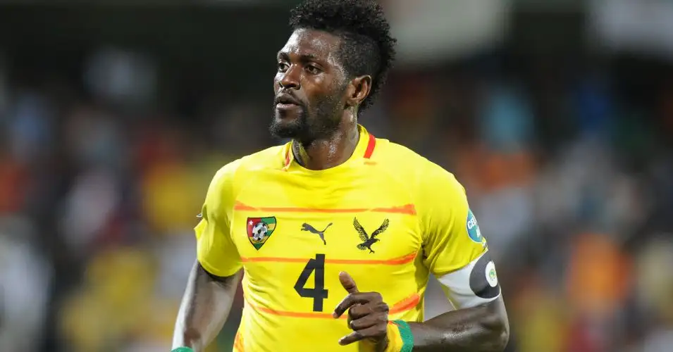 Emmanuel Adebayor: Could make Eagles debut from bench on Saturday