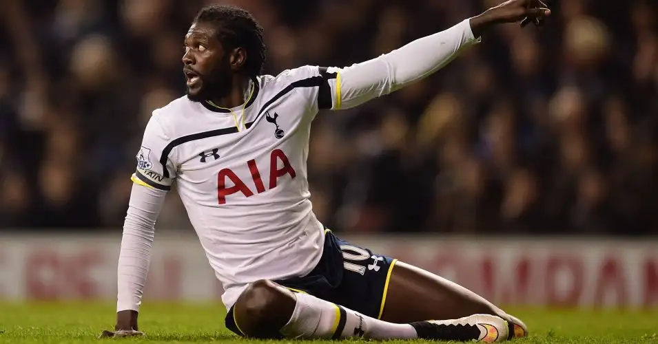 Emmanuel Adebayor: Tottenham contract cancelled by mutual consent