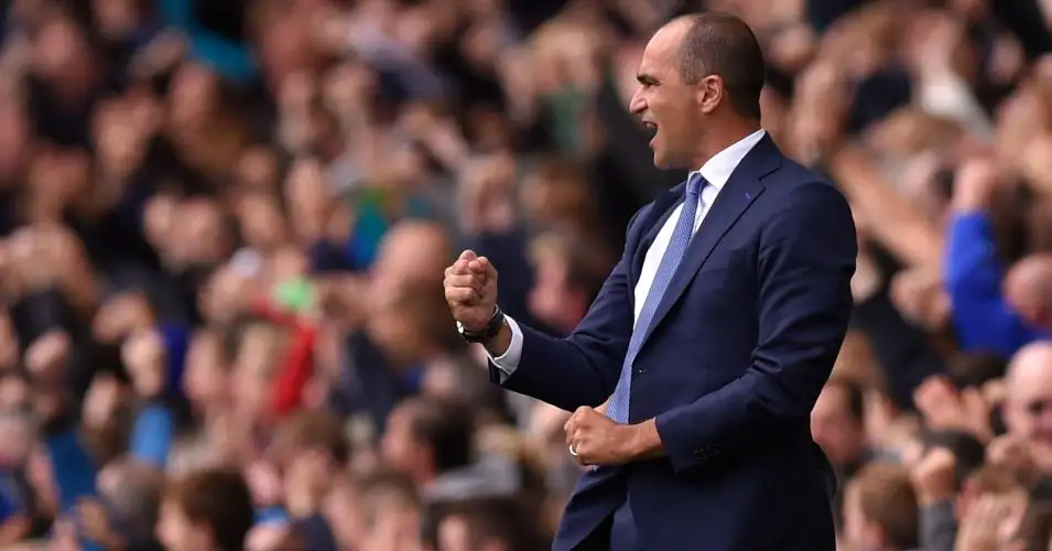 Roberto Martinez: Delighted with the standard of his Everton squad