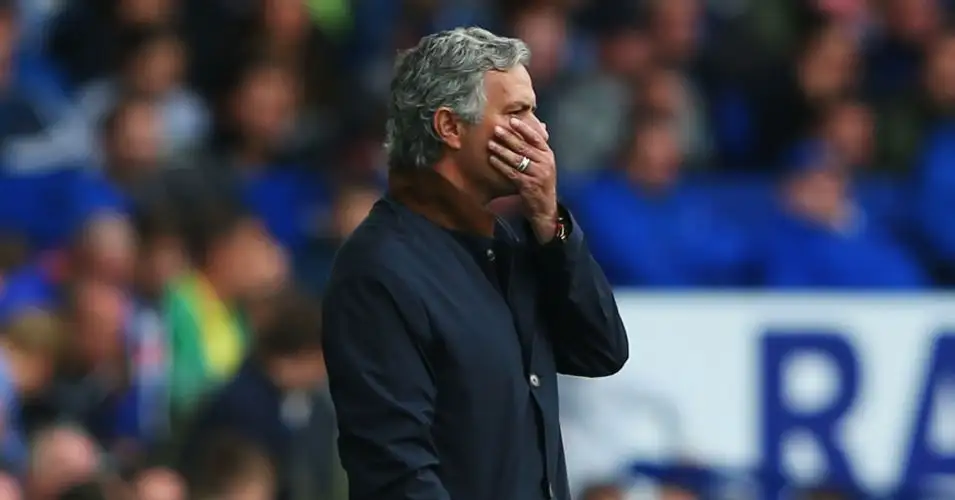 Jose Mourinho: Chelsea manager on the touchlines at Everton on Saturday
