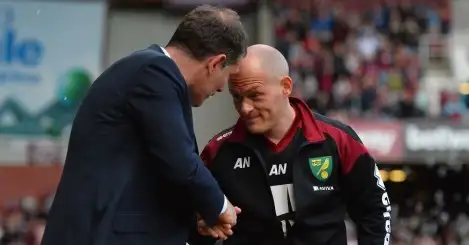 West Ham and Norwich bosses have mixed emotions