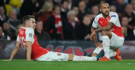 Arsenal’s Ramsey ruffled by latest hamstring woe