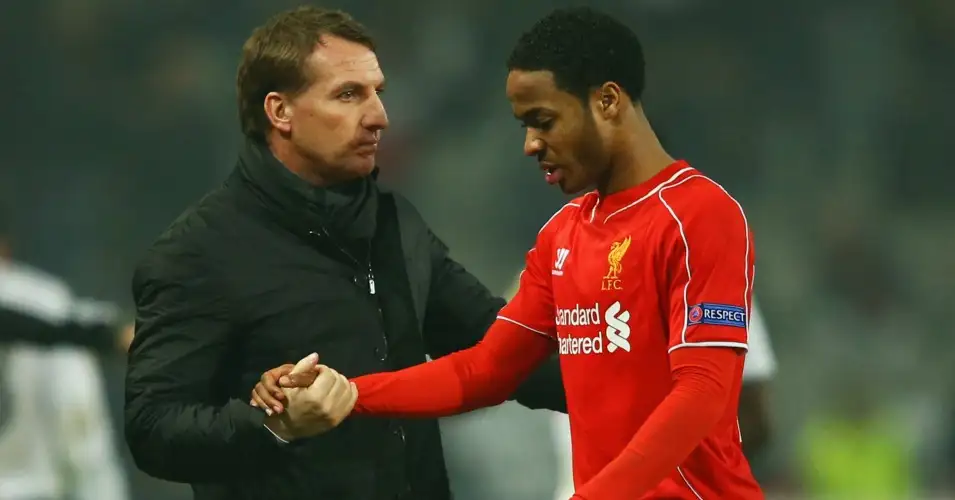 Brendan Rodgers (l): To blame for Raheem Sterling's (r) exit?