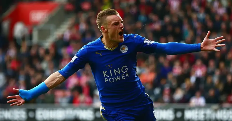 Jamie Vardy: Has scored in nine straight Premier League games for Leicester City