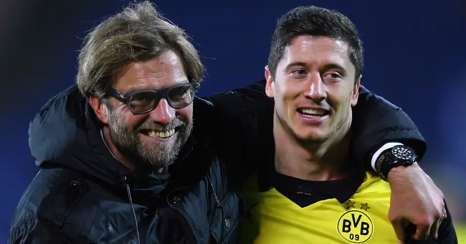 Jurgen Klopp: Praised by his former striker Robert Lewandowski