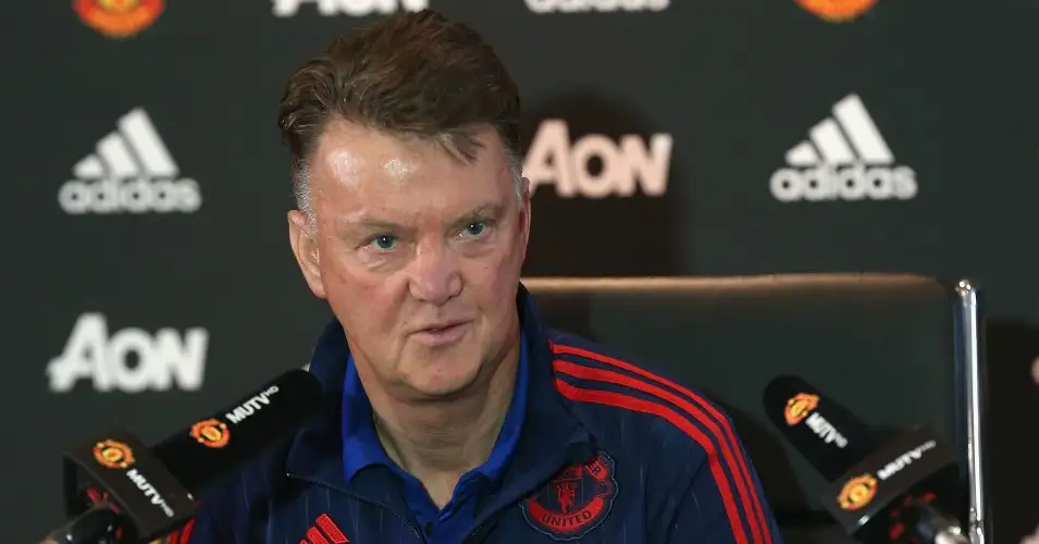 Louis van Gaal: Walked out on his press conference
