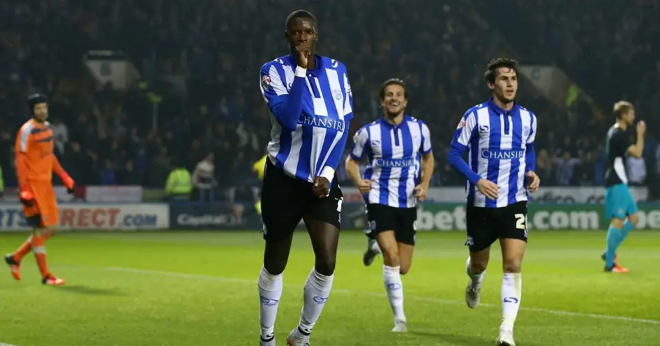 Lucas Joao: Celebrates Sheffield Wednesday's second against Arsenal