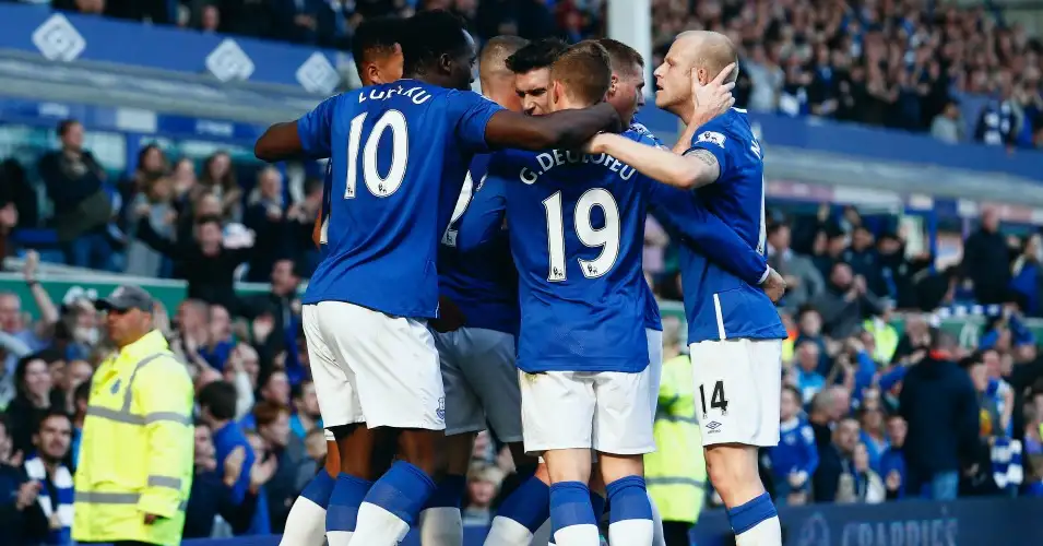 Everton: Celebrate Romelu Lukaku's equaliser against Liverpool