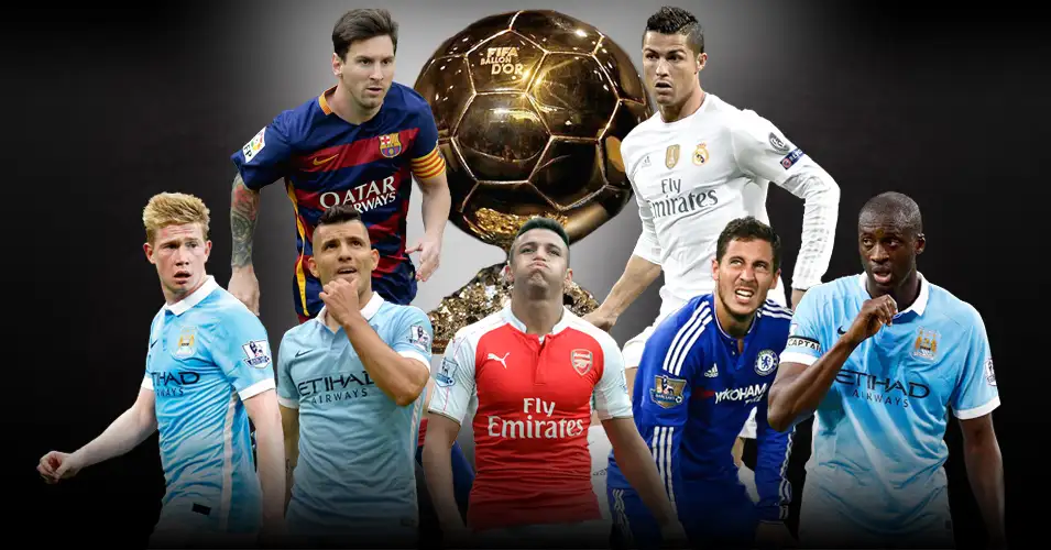 Cristiano Ronaldo and Lionel Messi Battle for the Ballon D'or