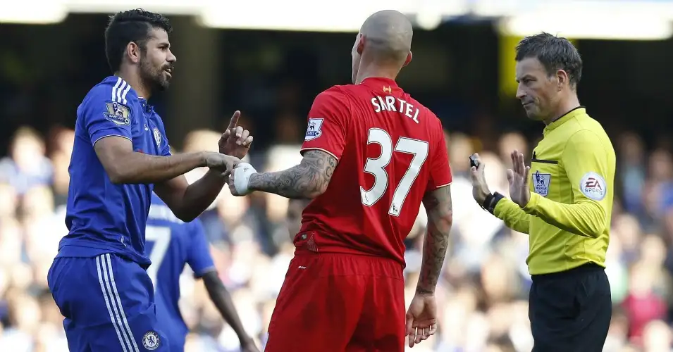 Diego Costa: Could be punished for Martin Skrtel clash