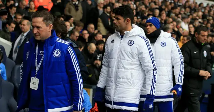Diego Costa: Left on the bench in Chelsea's draw at Tottenham