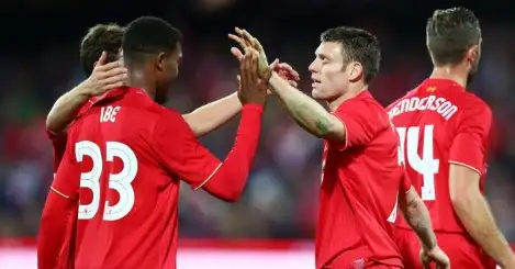 Milner and Ibe boost Klopp by returning to Liverpool training