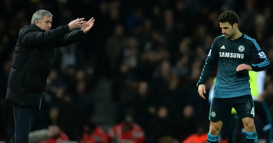 Cesc Fabregas: Has split support for Jose Mourinho at Chelsea
