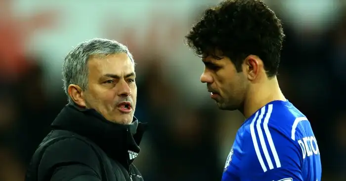 Diego Costa: Handed words of encouragement from Jose Mourinho
