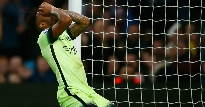 Raheem Sterling: Missed good chance for Manchester City at Aston Villa
