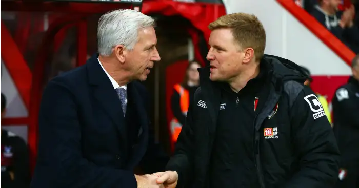 Crystal Palace boss Pardew reveals Bournemouth admiration