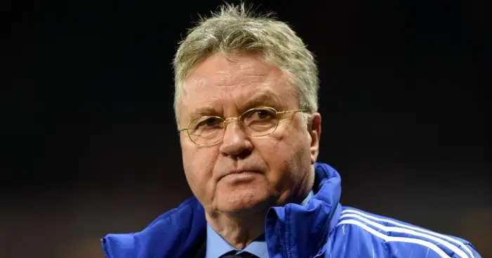 Guus Hiddink: In his second temporary stint in charge at Chelsea
